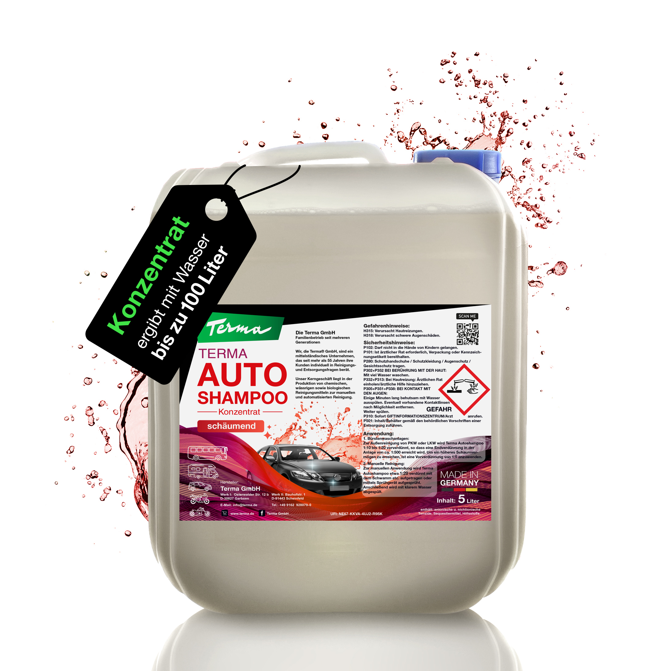 Terma Auto Shampoo 10 Liter Kanister