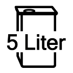 5 Liter Kanne
