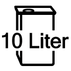 10 Liter Kanne