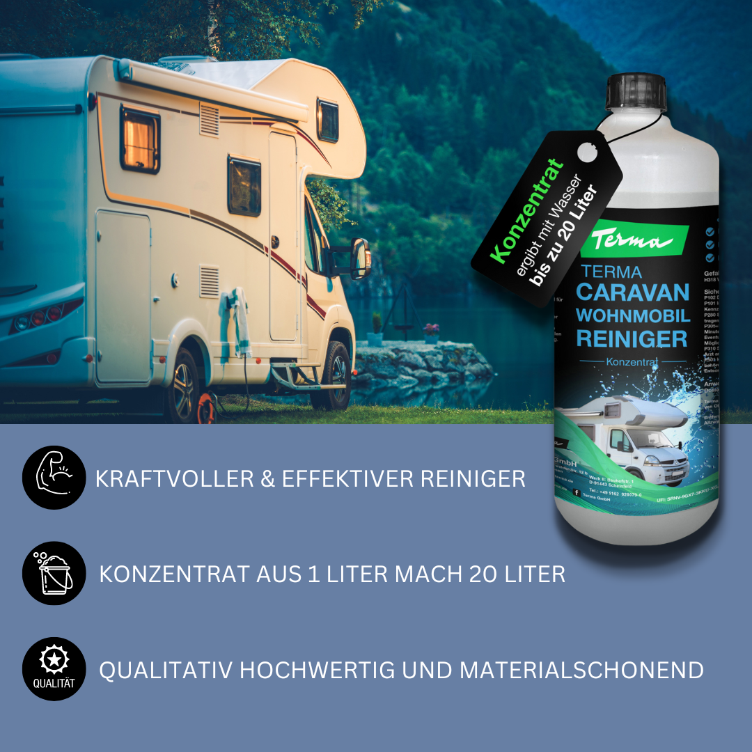 Terma Caravan Wohnmobil Reiniger 1 Liter Flasche (Konzentrat)