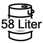 58 Liter Fass